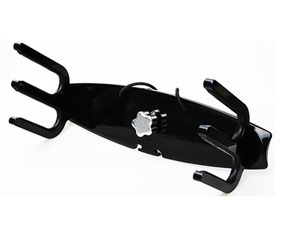 Pro quick release water ski rack glossy black (out of stock)
